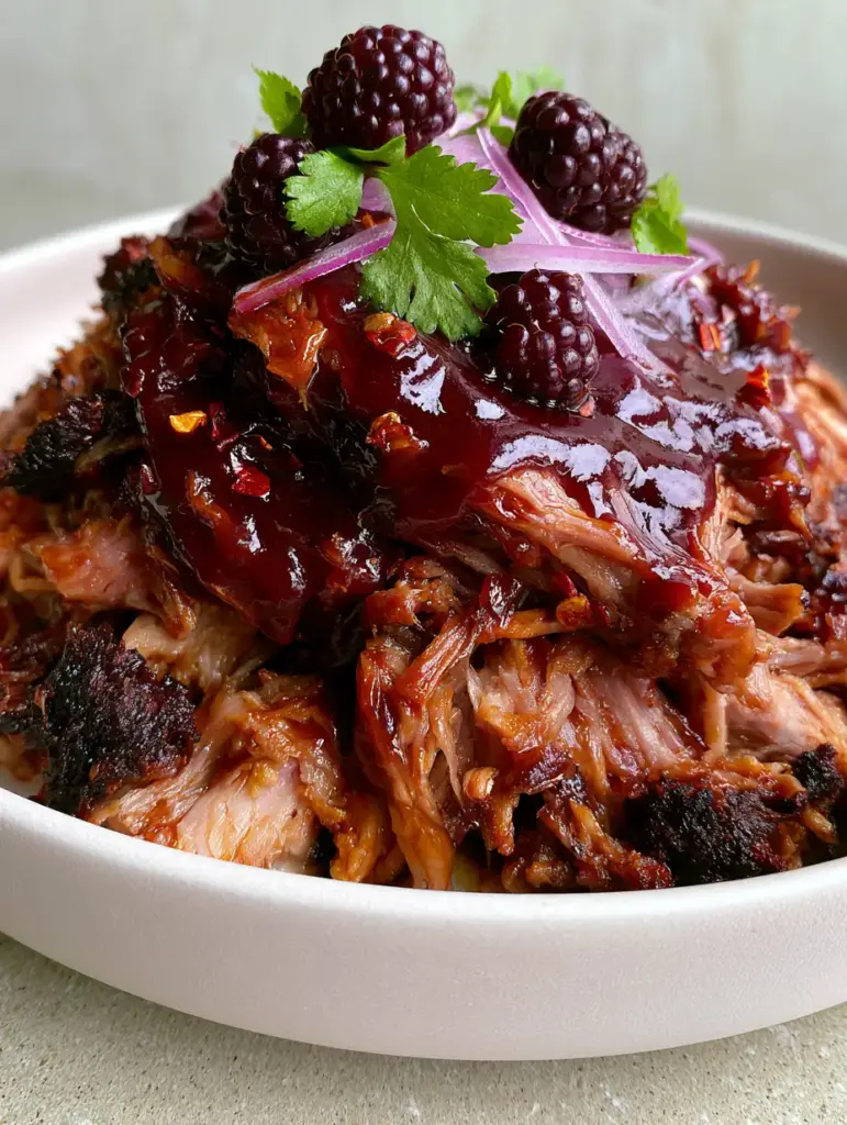 Black Raspberry Chipotle Pulled Pork with Smoky Heat and Sweet Glaze 1 image 103