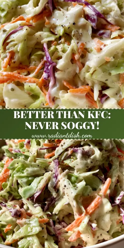 Coleslaw recipe: The Ultimate Southern Buttermilk Slaw 4 A handheld smartphone photo of southern coleslaw with fine cabbage shreds and glossy dressing in a matte white bowl. (Coleslaw recipe)