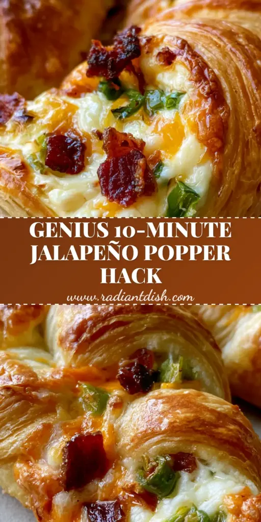 A handheld smartphone photo of golden-brown jalapeno popper twists with melted cheese and crispy bacon on a stone platter. (jalapeno popper twists)