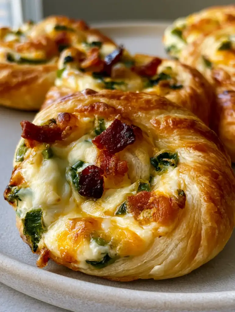 A tray of freshly baked jalapeno popper twists glistening with savory oil and sea salt.